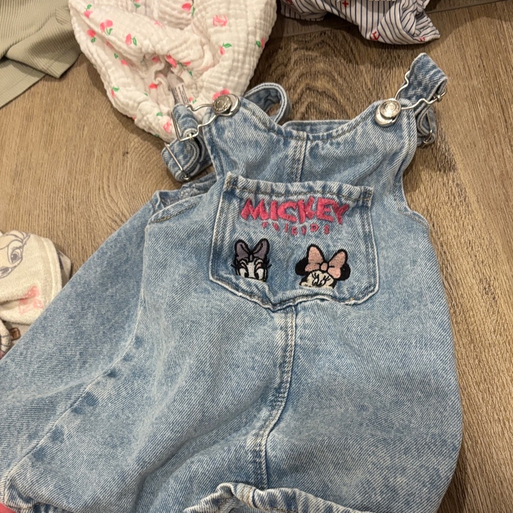 Mickey Mouse Denim Overalls